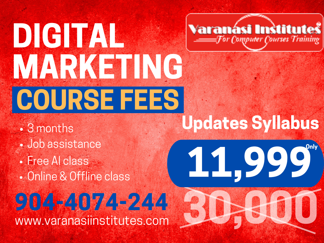 Contact Us 4 Digital Marketing Course Fees in Varanasi Institutes